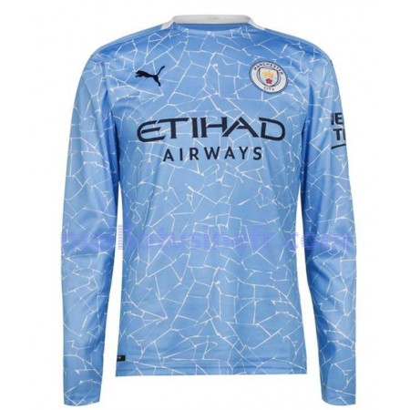 Maillot de Foot Manchester City Domicile 2020-21 Manches Longues